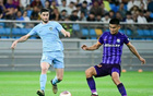 深圳新鵬城勝天津津門虎，杜加利奇頭球制勝。