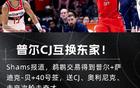 交易評級：奇才騰出空間A-，鵜鶘送CJ換普爾，費解C+。