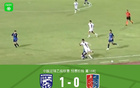 武漢B隊(duì)勝廣州隊(duì)，何鑫杰破門，科如拉染紅。