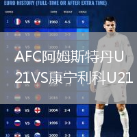 AFC阿姆斯特丹U21VS康寧利科U21